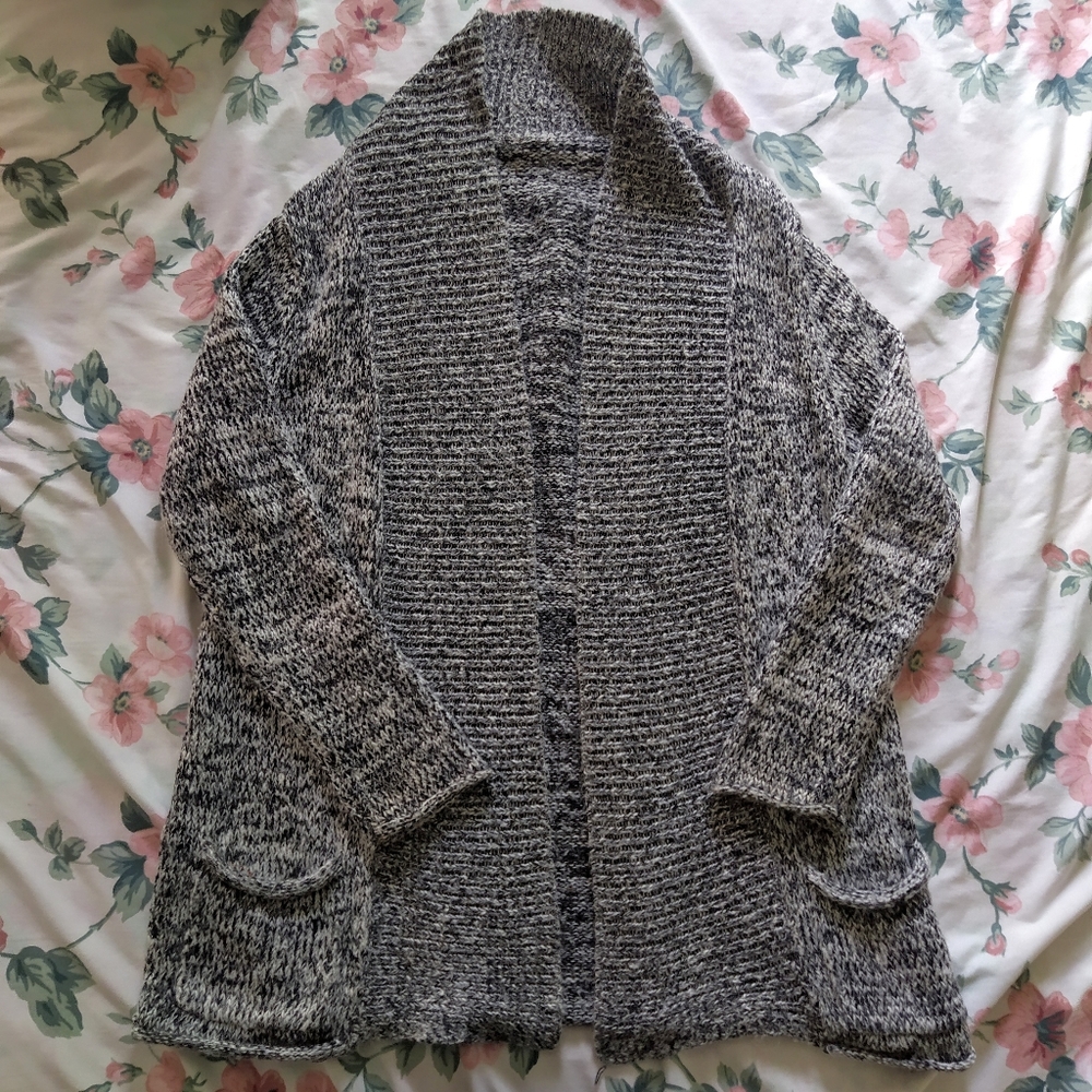 Chunky  Marled Oversized Cardigan Sweater